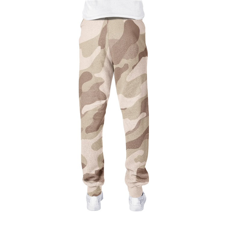 Men's Camo Track Pants | Desert Brown Camouflage