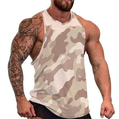 Camo Tank Top | Brown Desert Camouflage