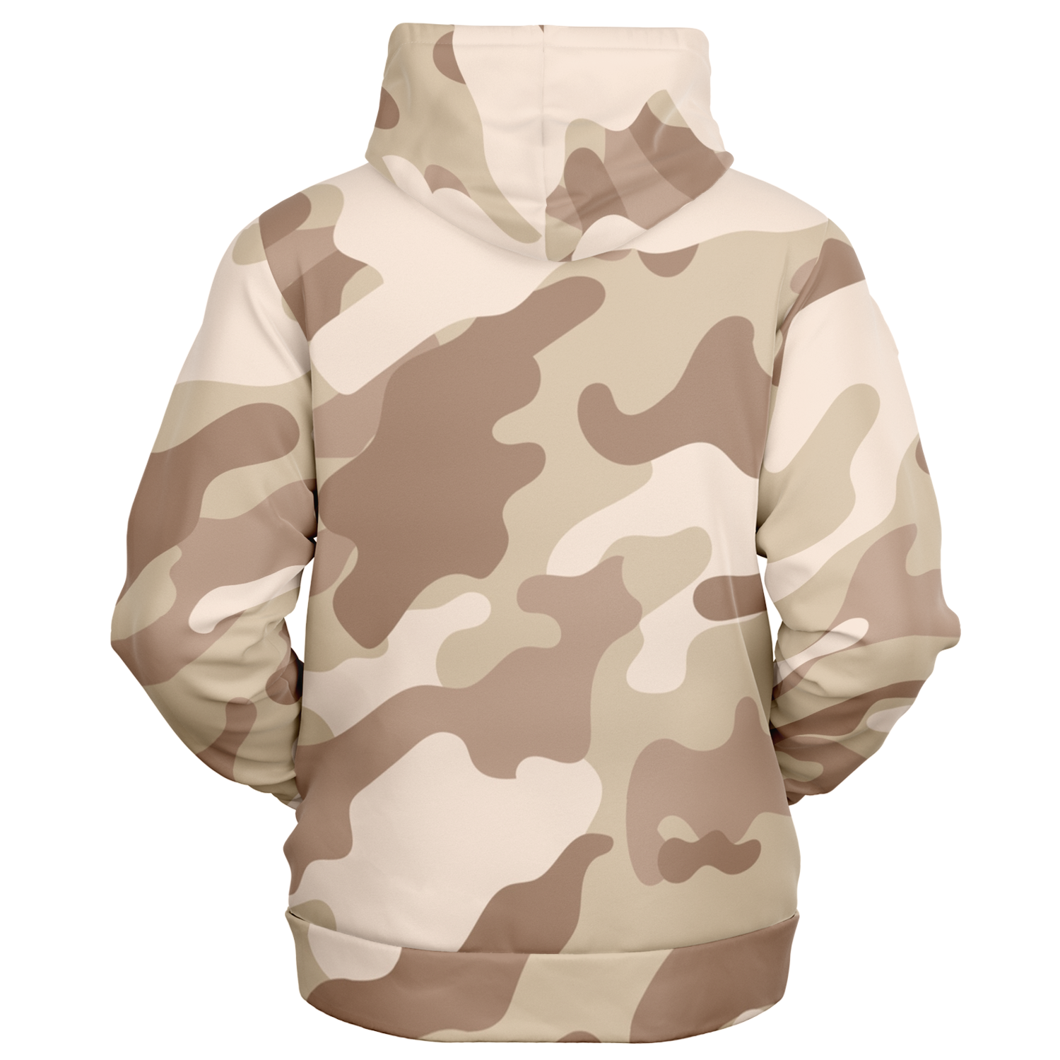 Zip-Up Hoodie | Desert Brown Camouflage