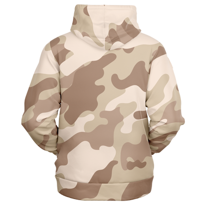 Zip-Up Hoodie | Desert Brown Camouflage