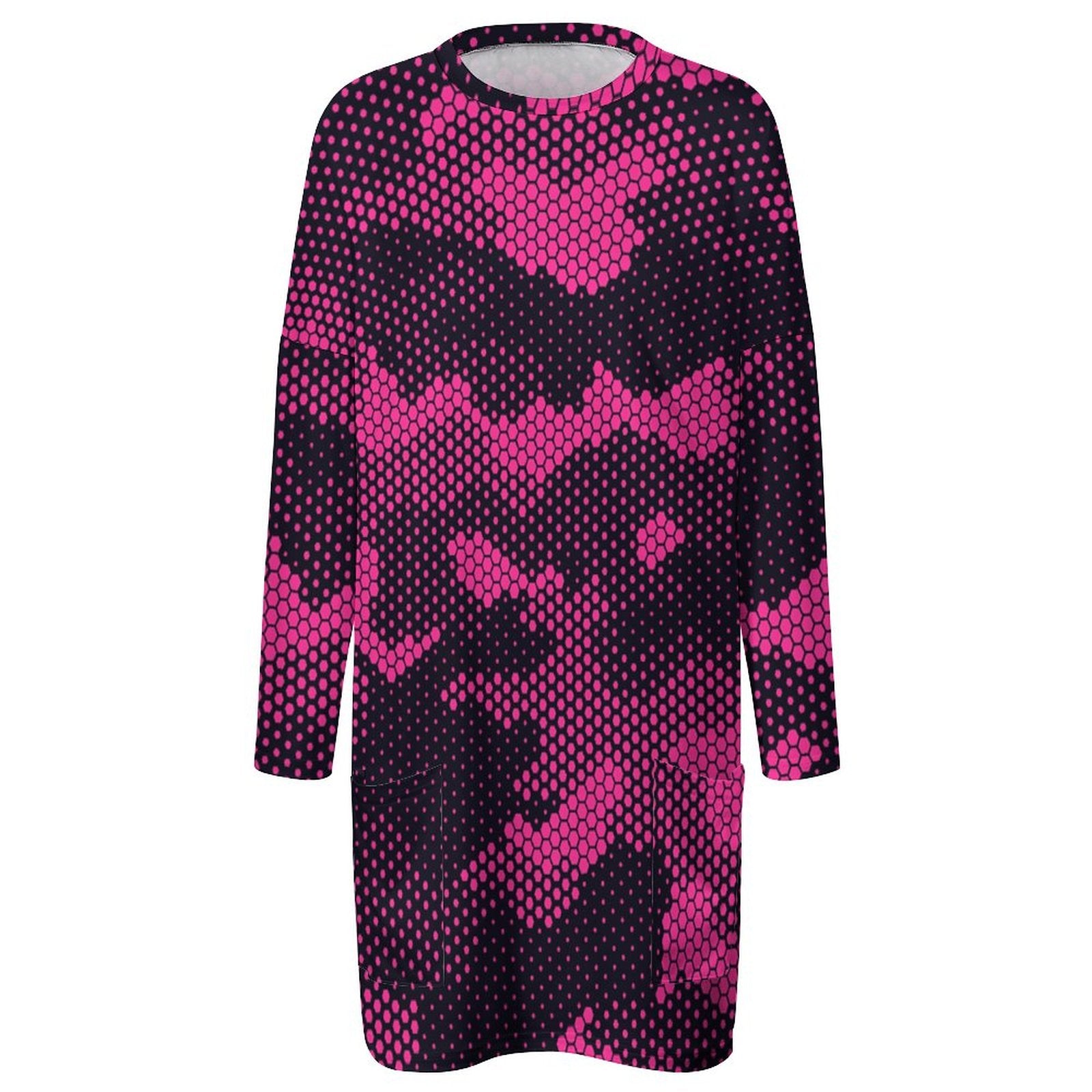 Camo Shirt | Loose Fit Long Sleeves | Digital Pink