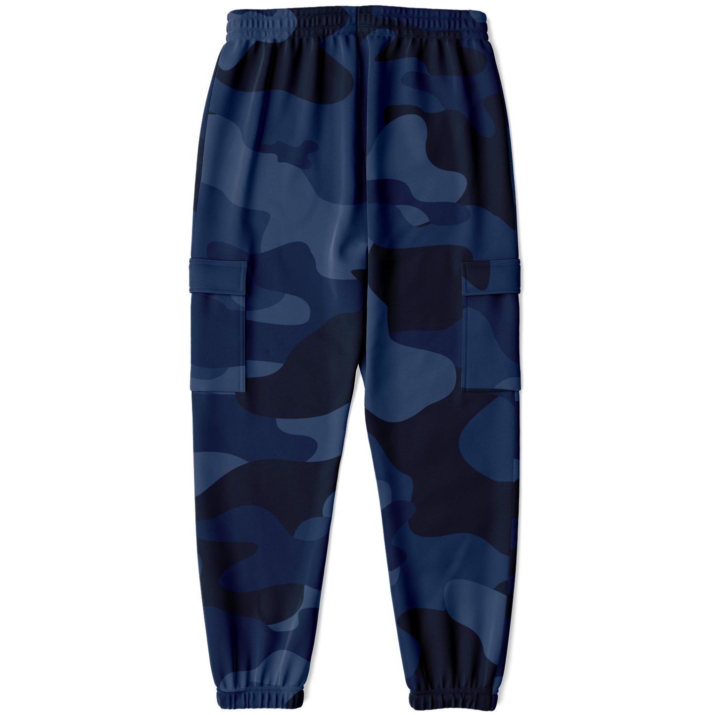 Camo Cargo Pants | Unisex | Deep Blue Camouflage