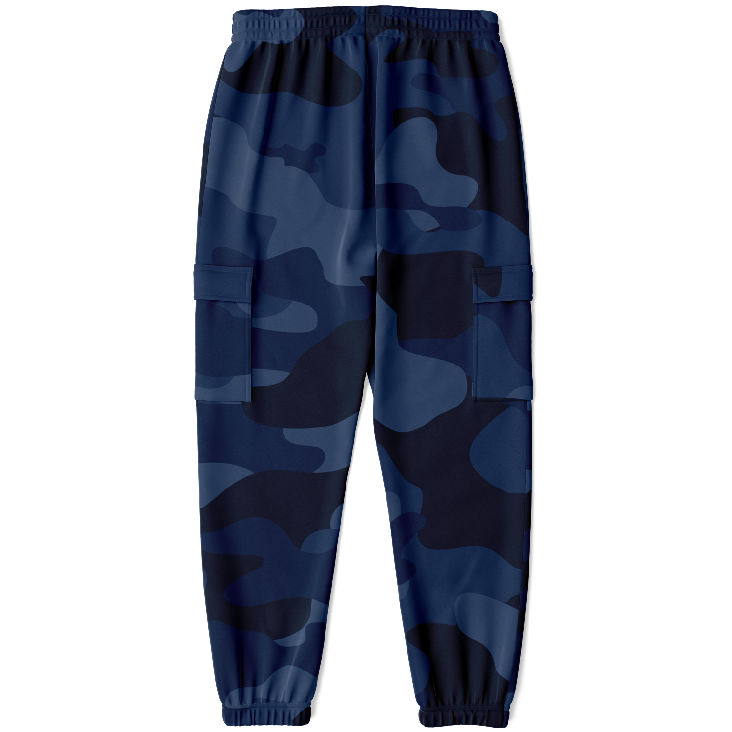 Camo Cargo Pants | Unisex | Deep Blue Camouflage