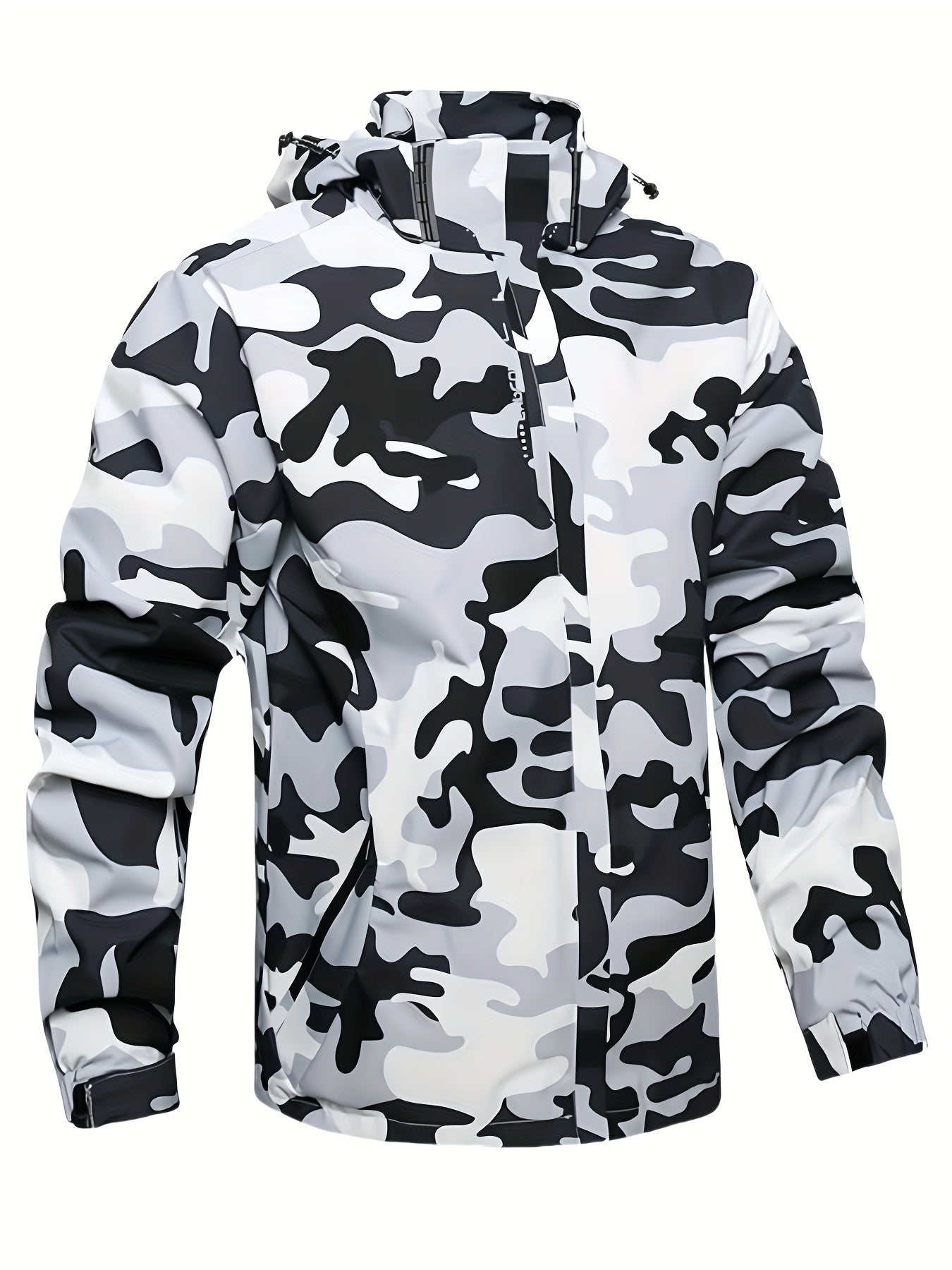 Men's Camo Windbreaker Jacket | Waterproof, Warm & Stylish