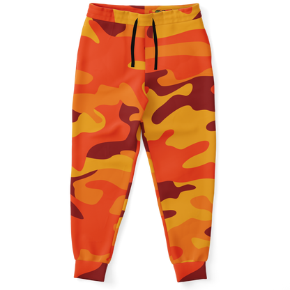 Camo Sweatpants | Unisex | Orange & Red