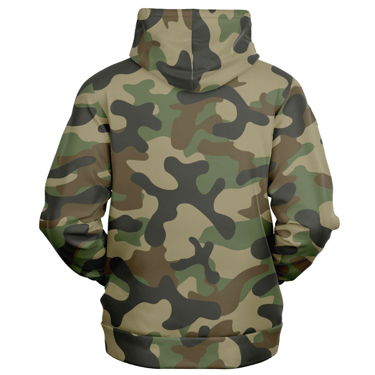 Zip-Up Hoodie | Military Brown Camouflage