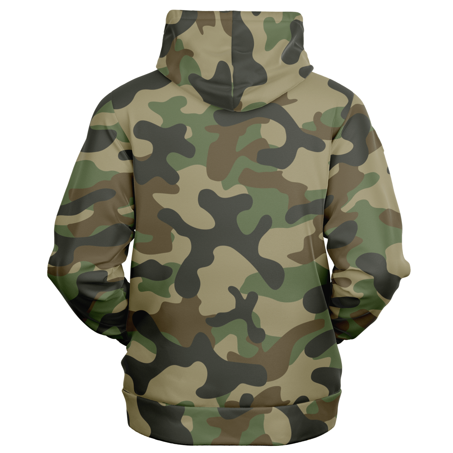 Zip-Up Hoodie | Military Brown Camouflage