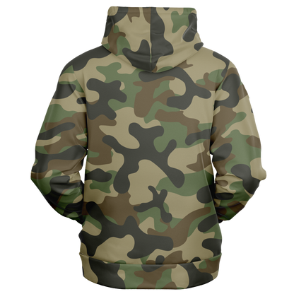 Zip-Up Hoodie | Military Brown Camouflage