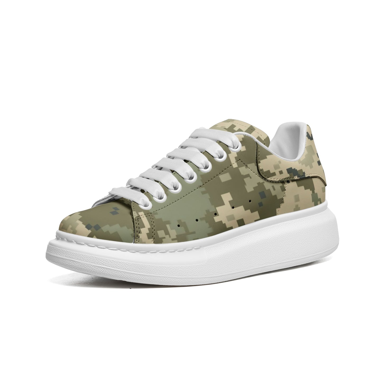 Oversized McQueen Sneakers | Ukraine Green Camo