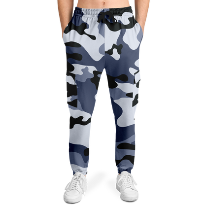 Camo Cargo Pants | Unisex | Light Blue Camouflage