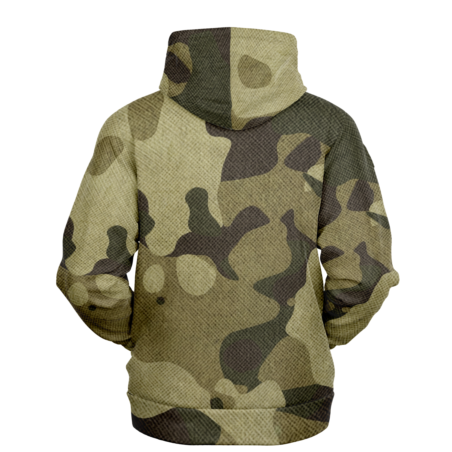 Camo Hoodie | Green Fabric Camouflage