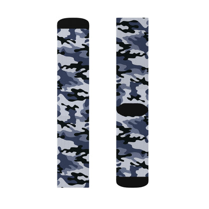 Camo Socks | Light Blue Camouflage