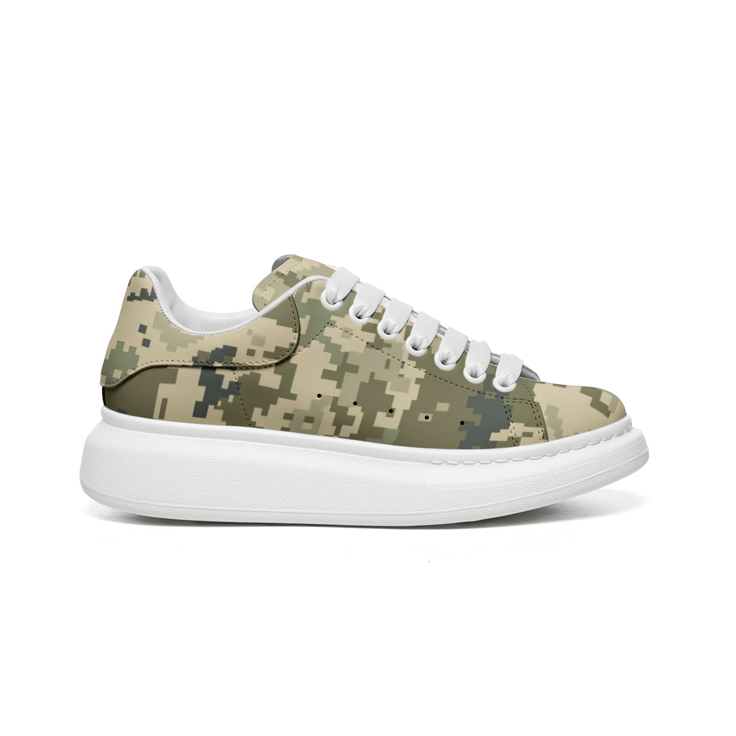 Oversized McQueen Sneakers | Ukraine Green Camo