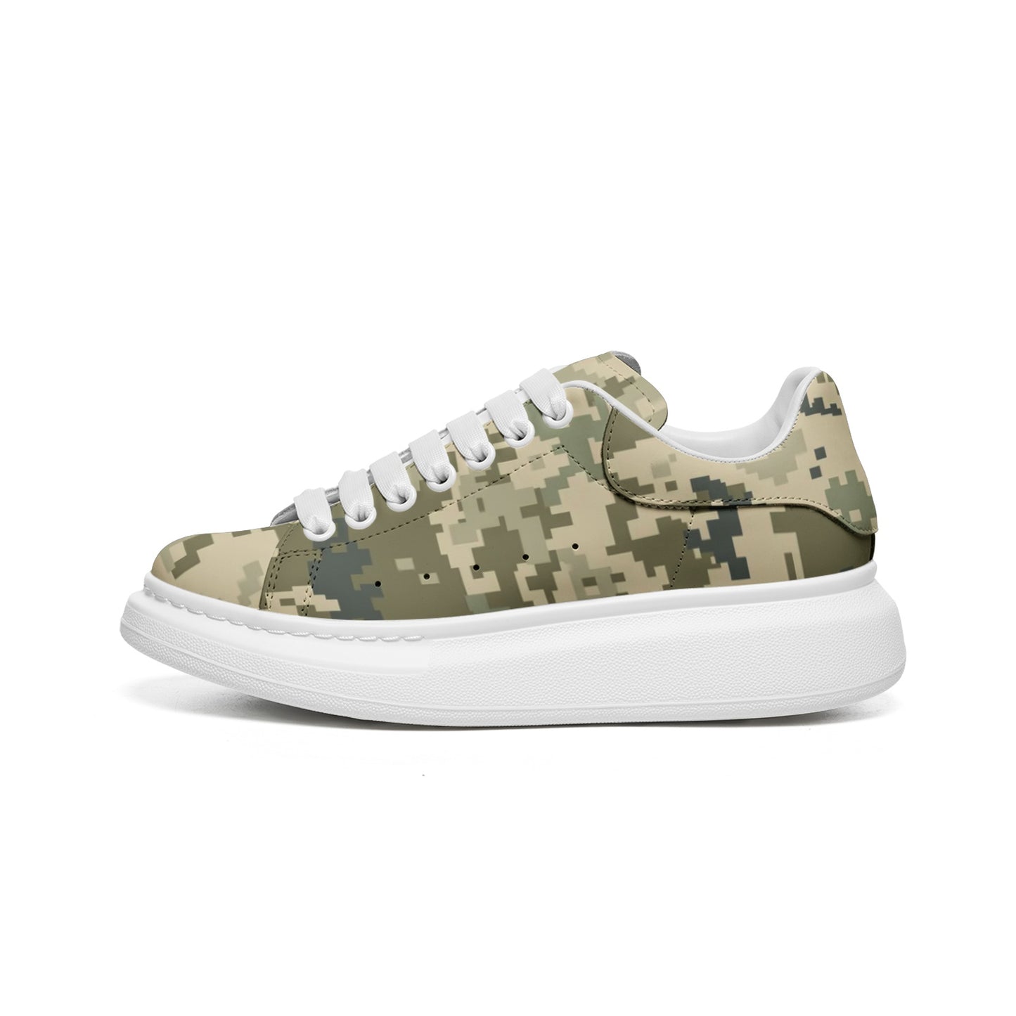 Oversized McQueen Sneakers | Ukraine Green Camo