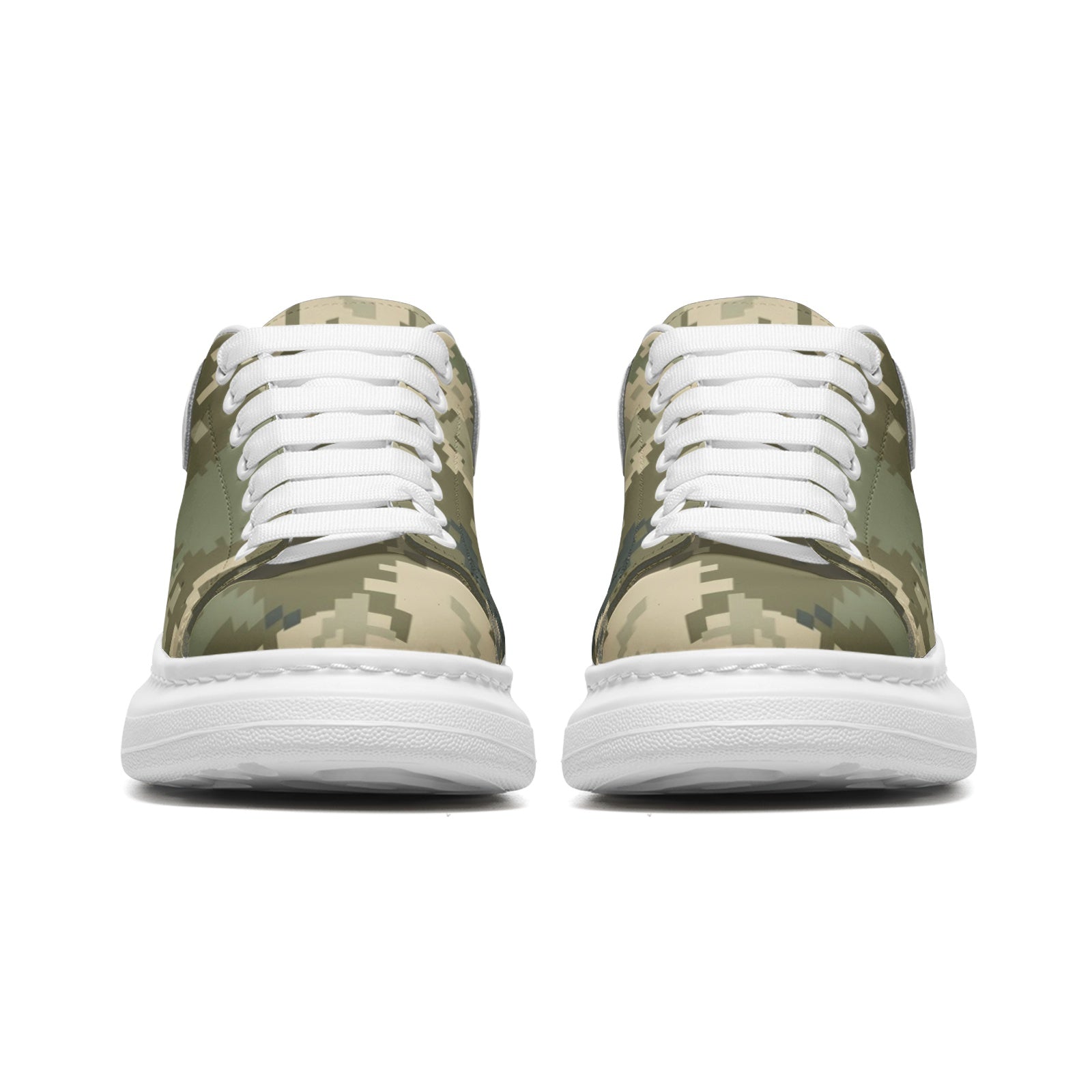 Oversized McQueen Sneakers | Ukraine Green Camo