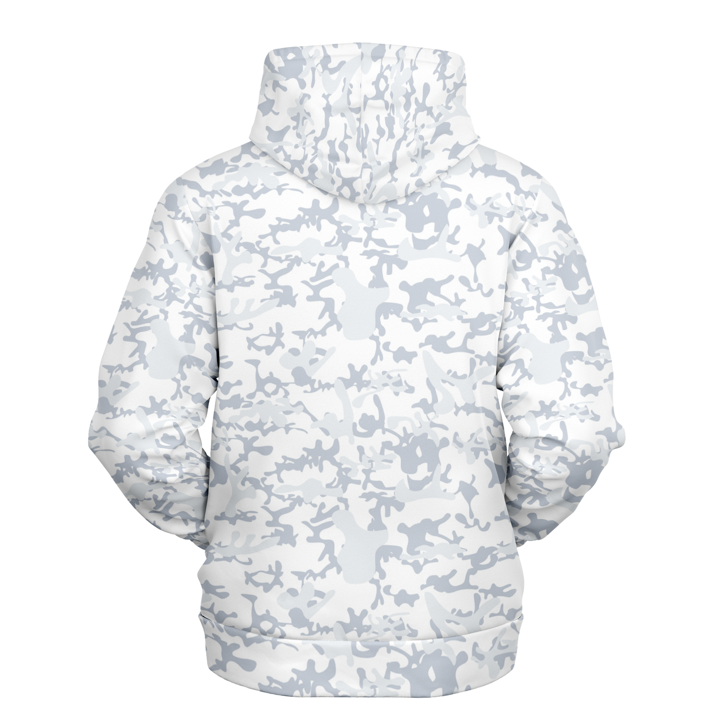 White Camo Hoodie | Army Snow Grunge