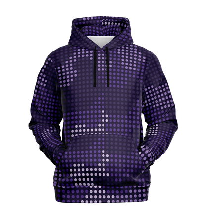 Camo Hoodie | Blue Led Screen Camouflage Pattern