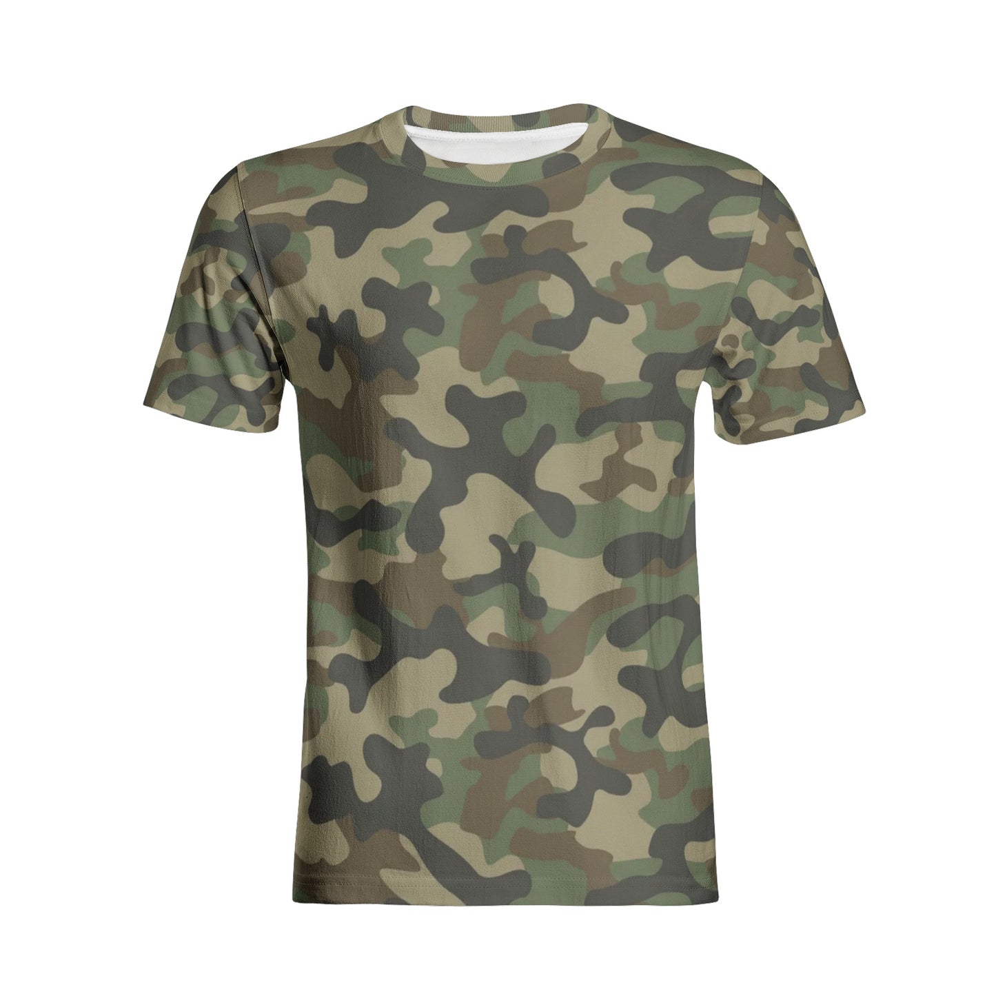 Camo T-shirt | Cotton | Unisex | Military Brown Camouflage