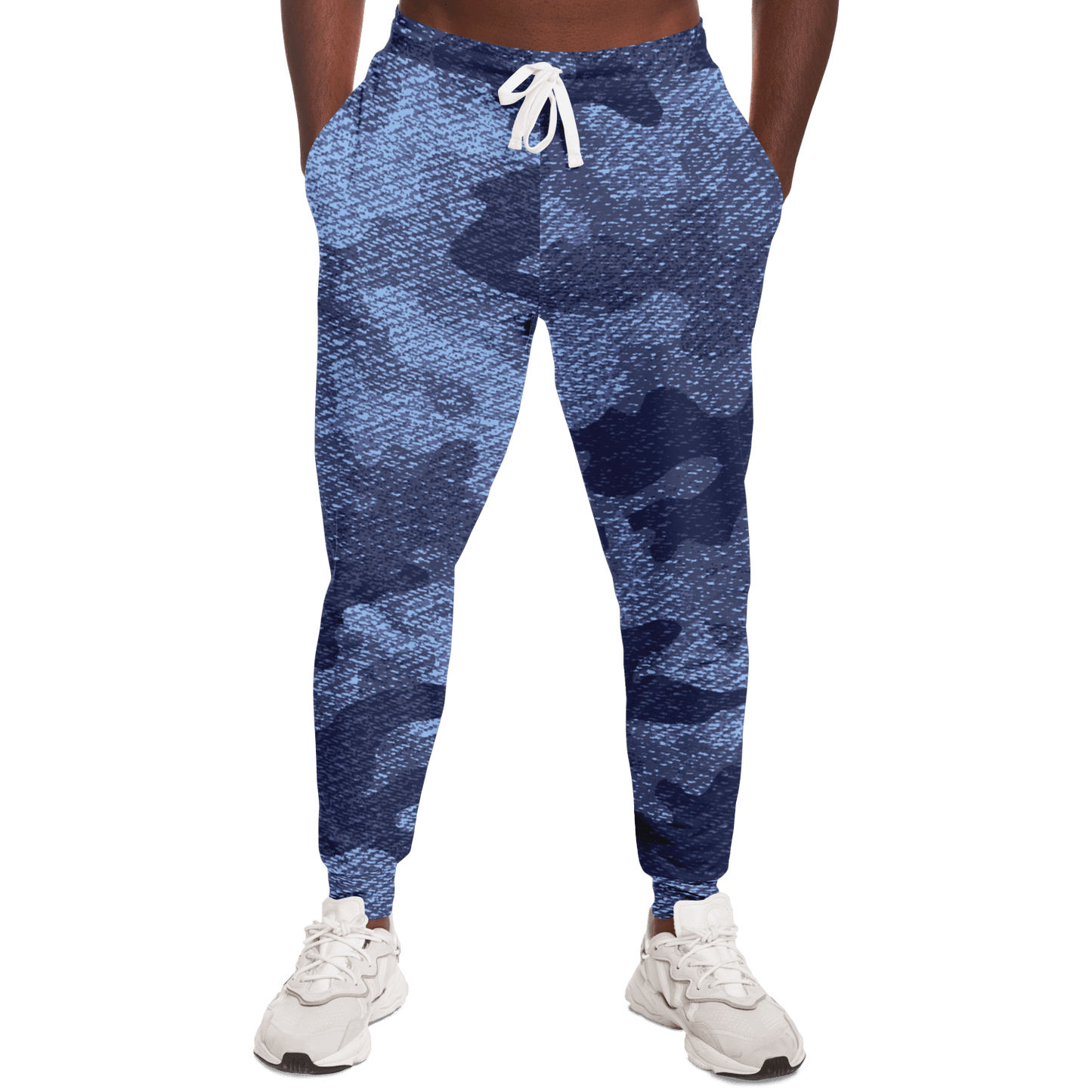 Camo Sweatpants | Unisex | Blue Denim Camouflage