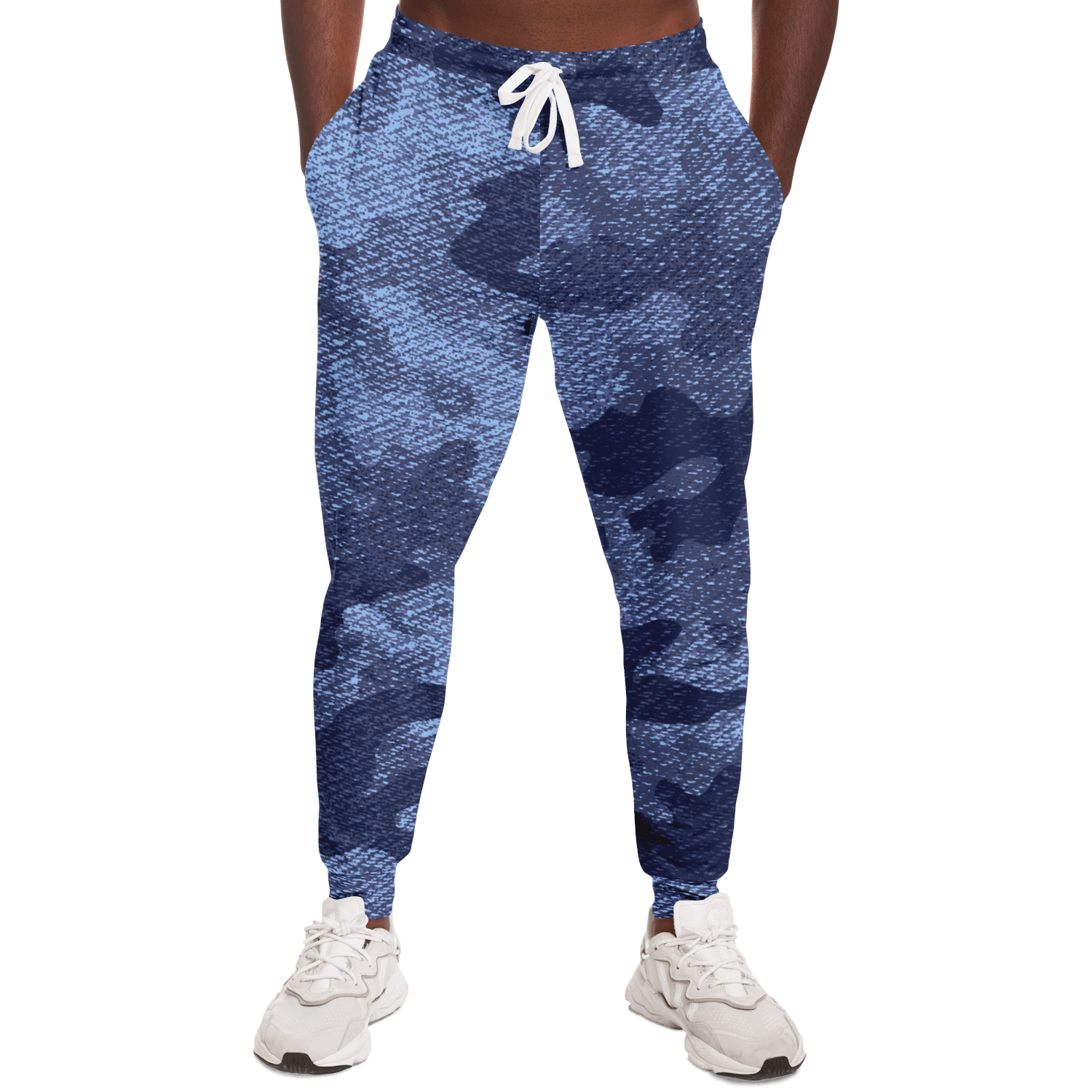 Camo Sweatpants | Unisex | Blue Denim Camouflage