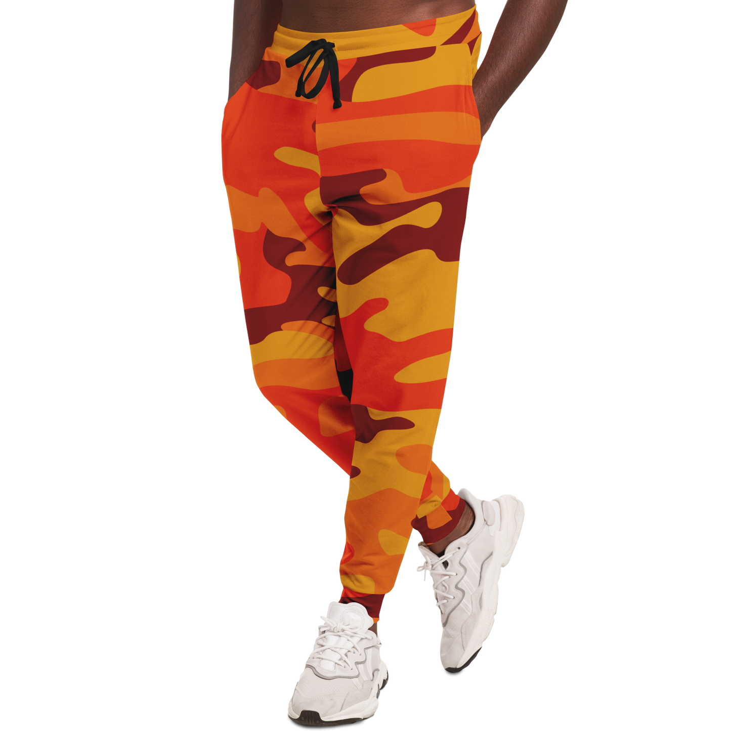 Camo Joggers | Unisex | Orange & Red