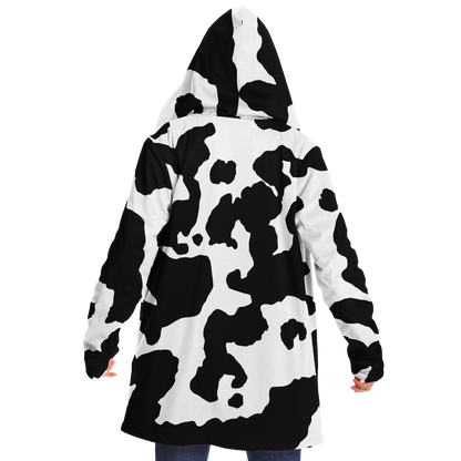 Camo Cloak | Black & White Cow Camouflage | Microfleece