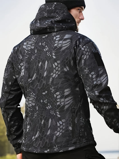 Tactical Military Jacket | Men's Windproof Hiking Softshell