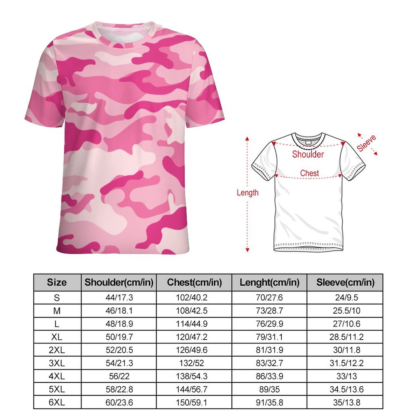 Camo Shirt | Lavender Pink Camouflage T