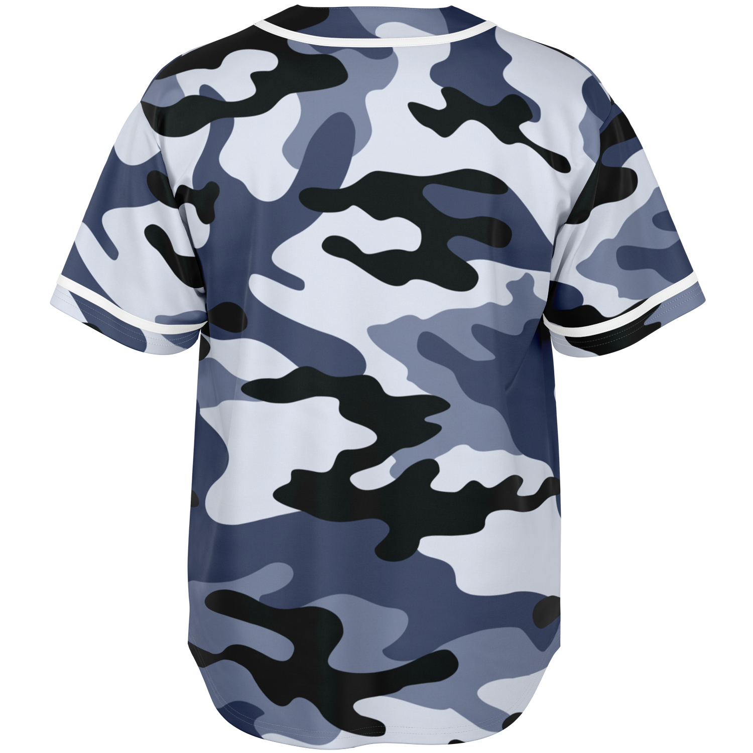 Camo Baseball Jersey | Light Blue Camouflage