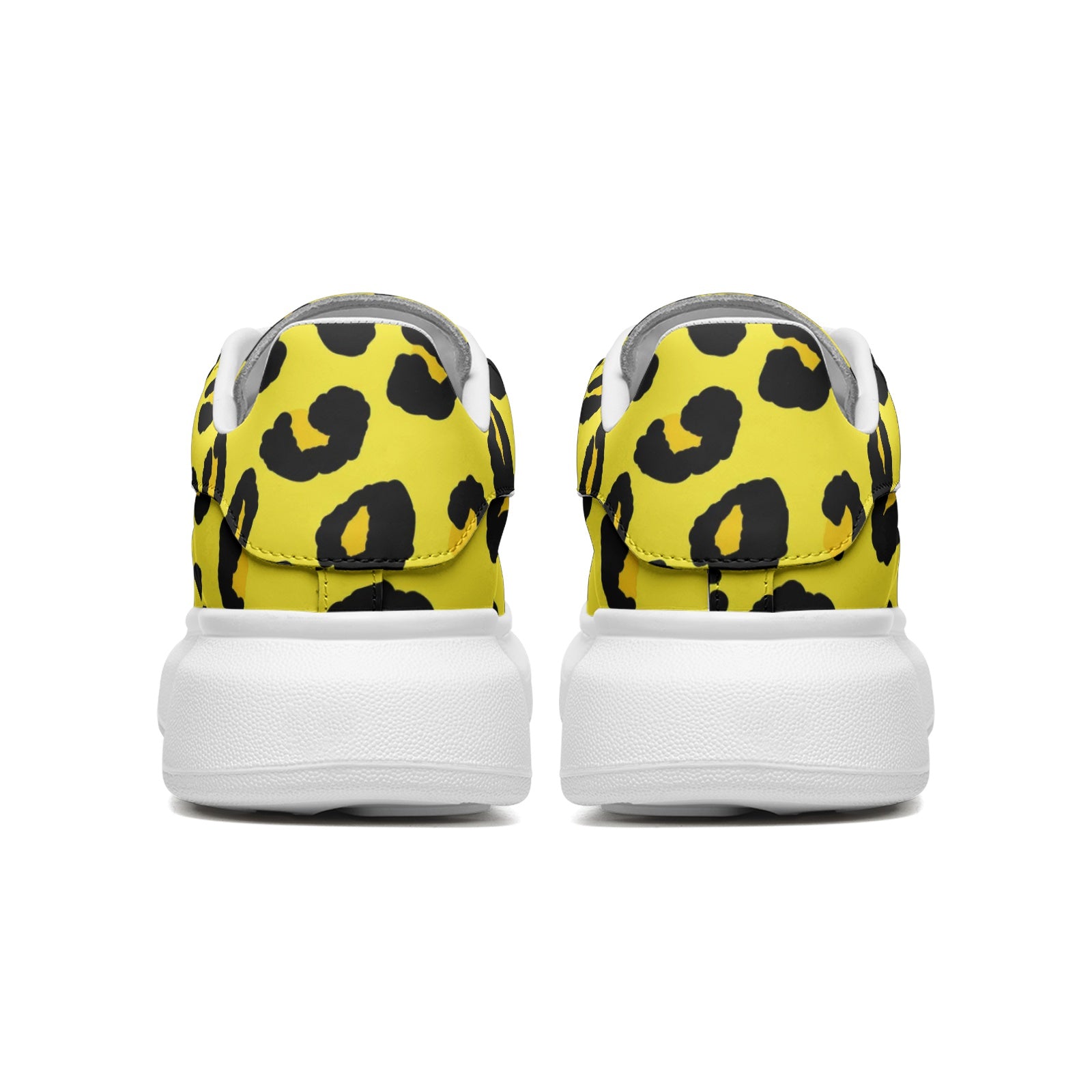 Leopard Sneakers | Oversized McQueens | Yellow & Black