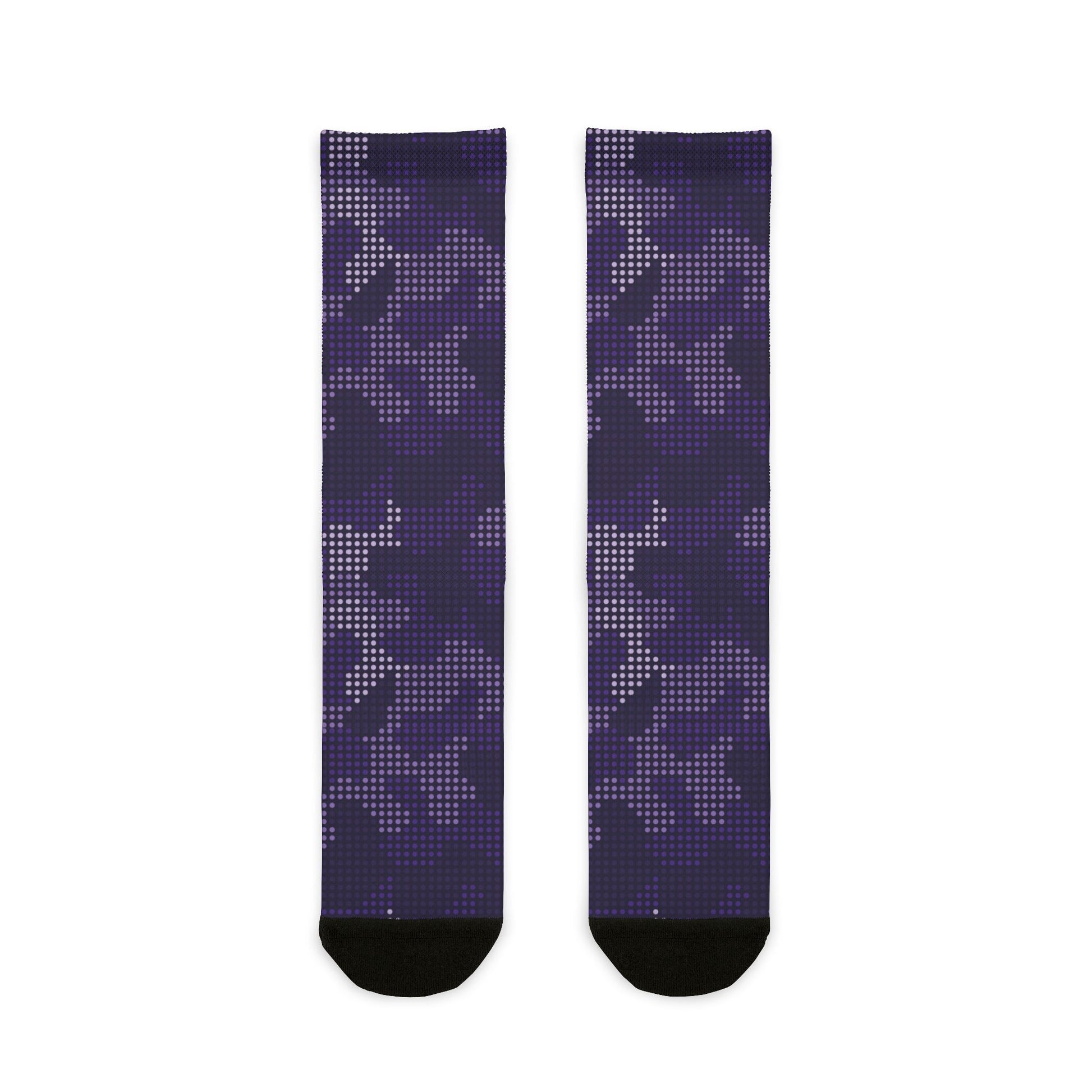 Camo Socks | Blue LED | Sublimation Crew