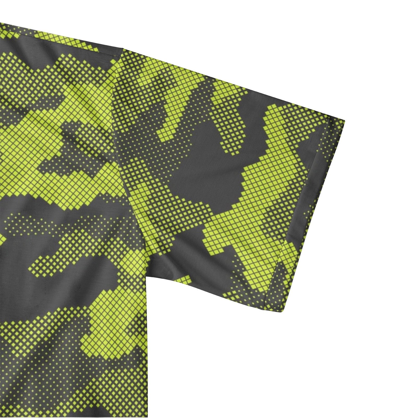 Men's Camo Golf Shirt | Green Dotted Camouflage