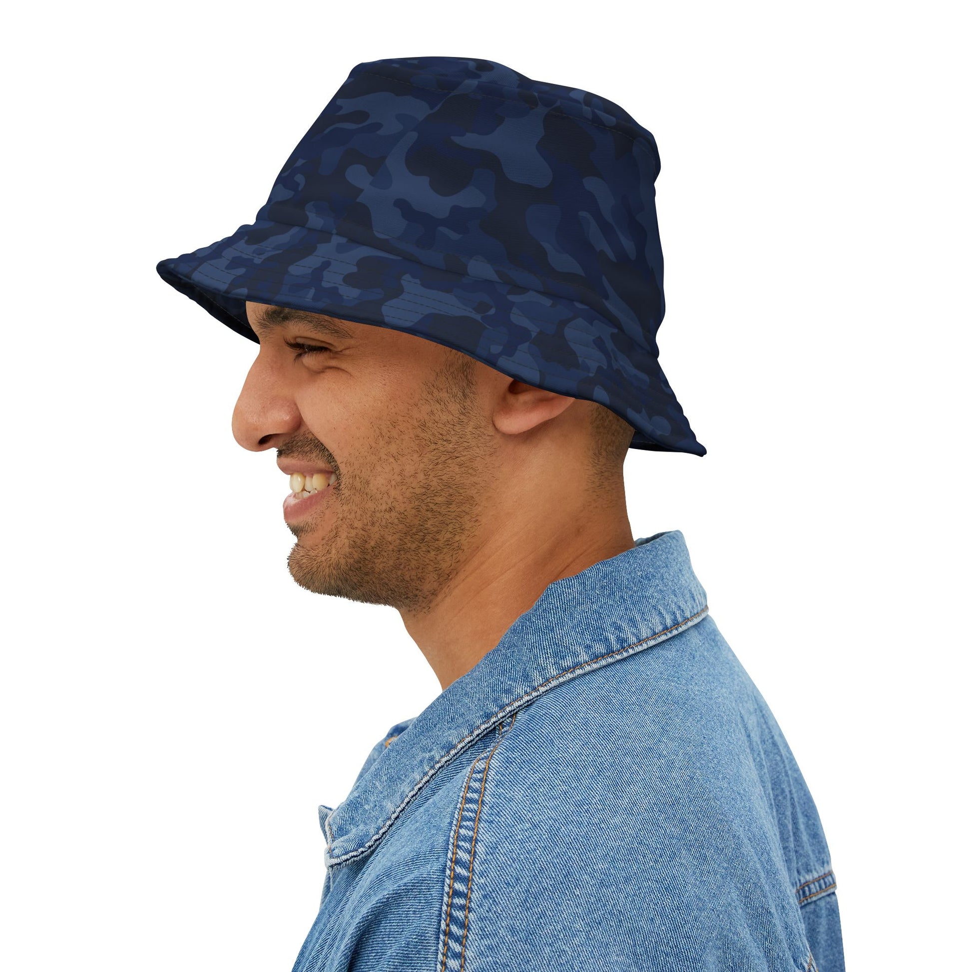 Camo Bucket Hat | Deep Blue Camouflage