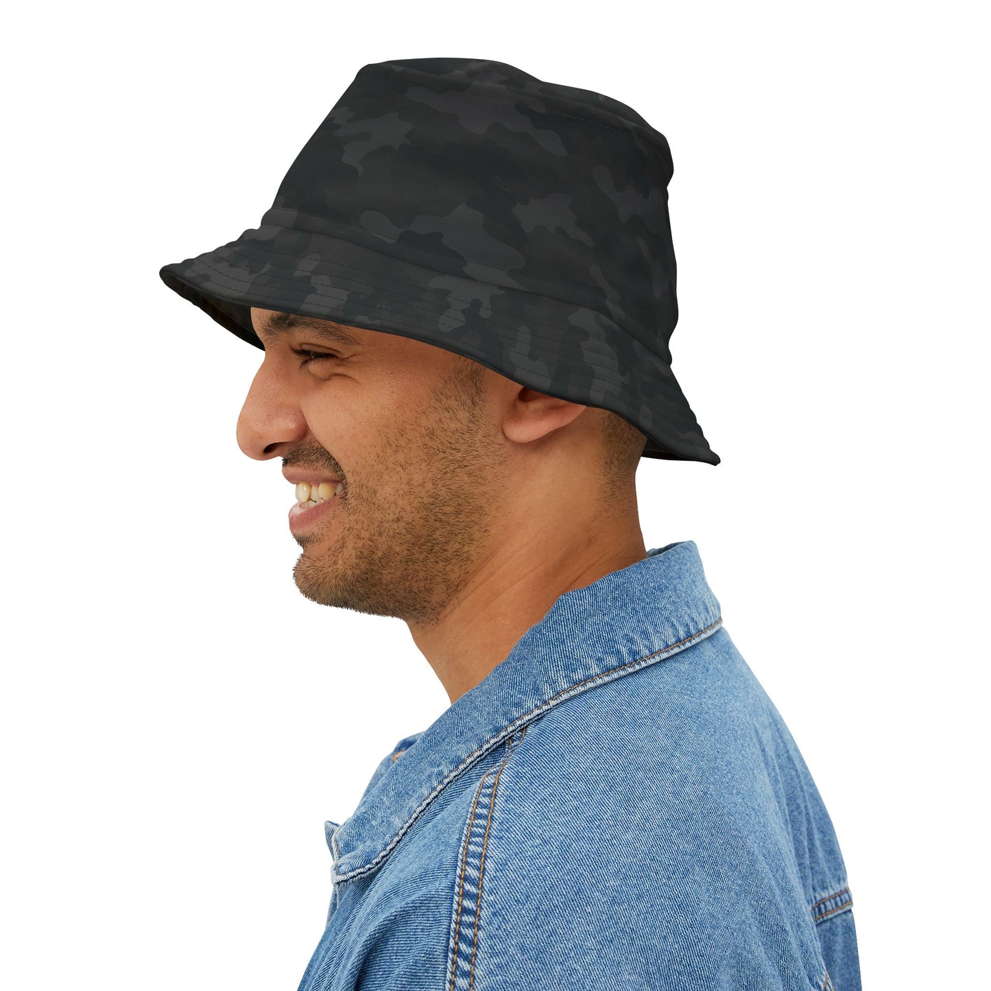 Camo Bucket Hat | Black Camouflage