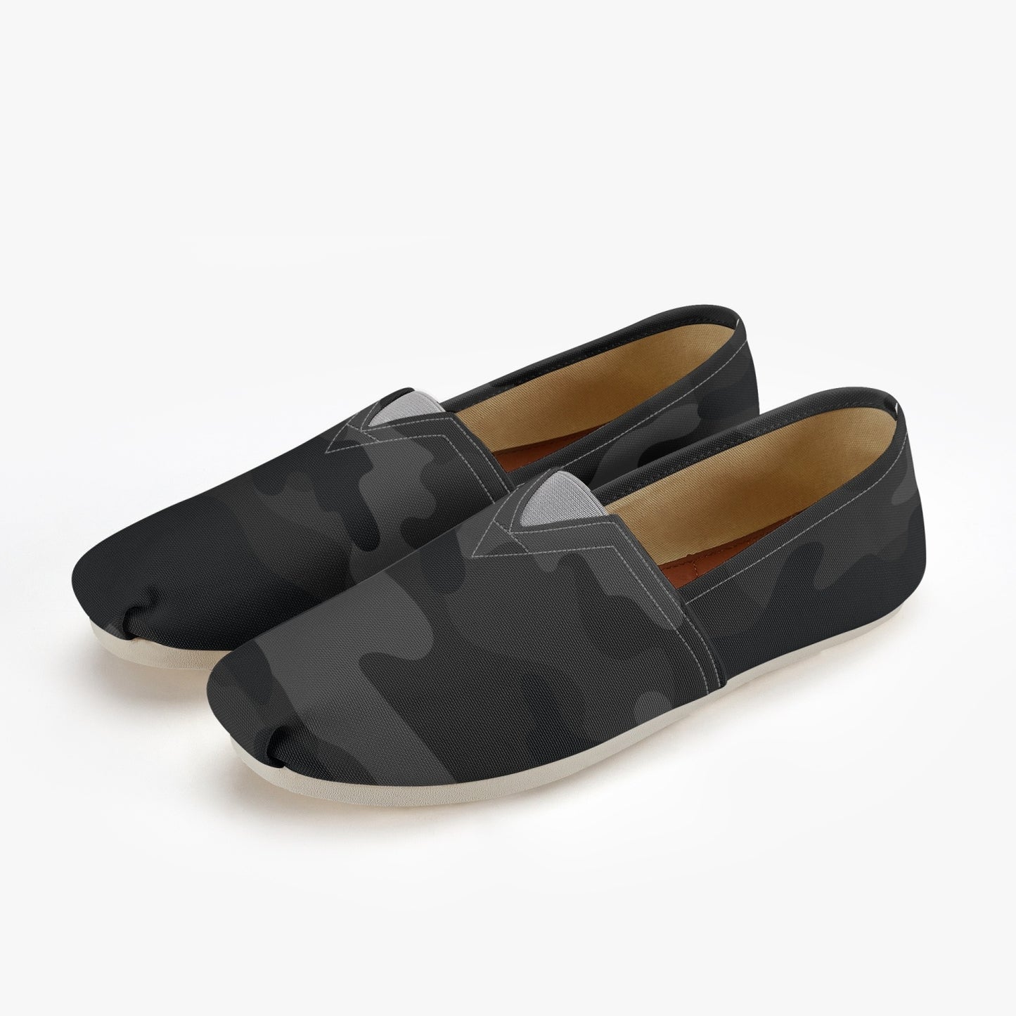 Camo Toms | Black Camouflage Canvas Shoes