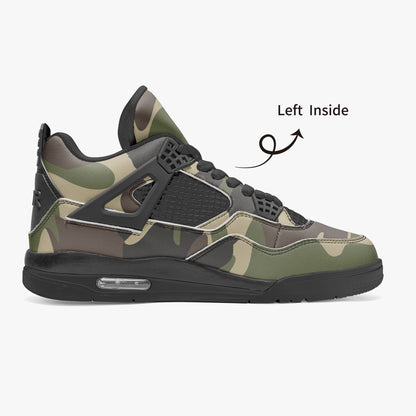 Camo Jordans AJ4 | Classic Green Camouflage