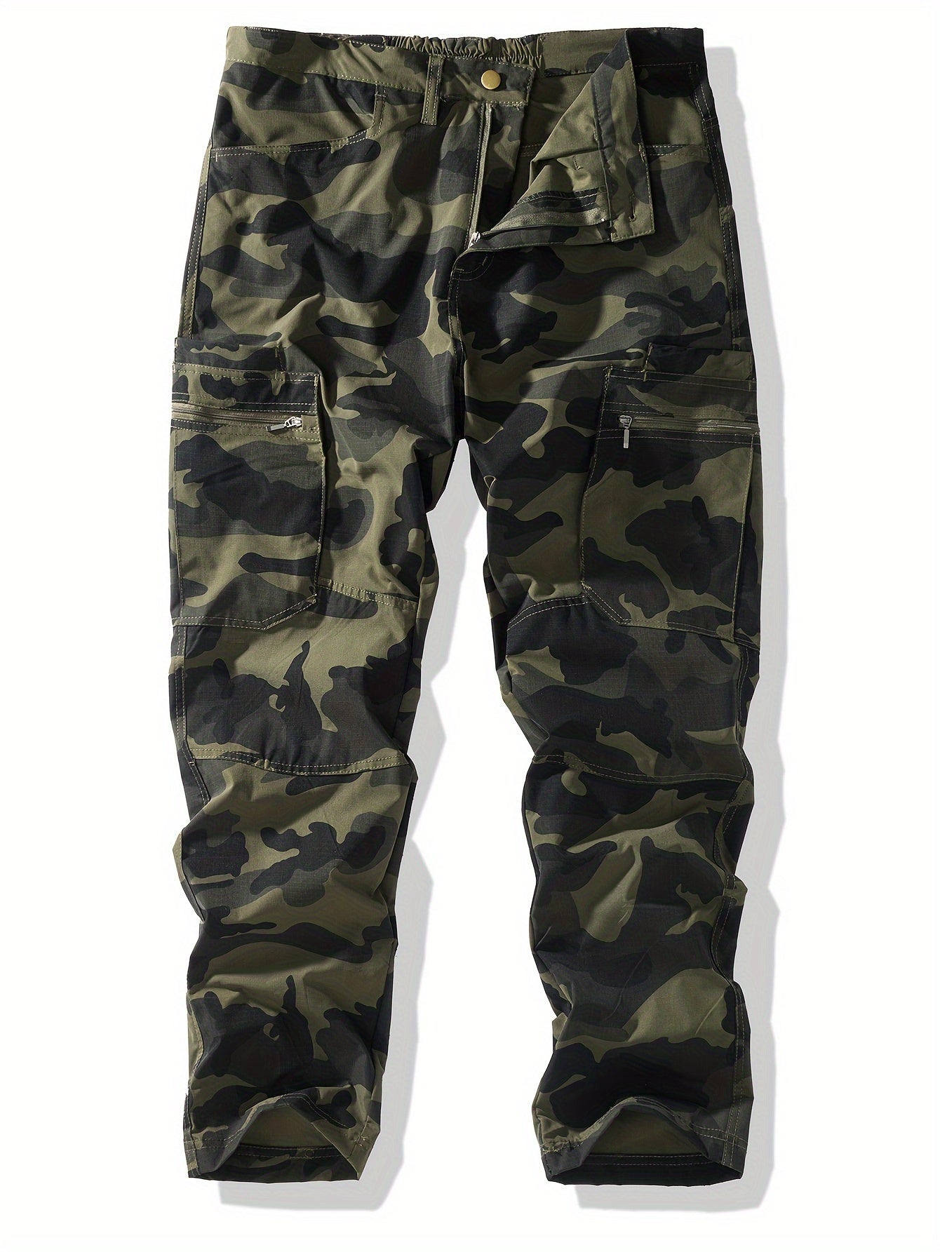 Men's Tactical Camouflage Overalls with Multi-Pockets