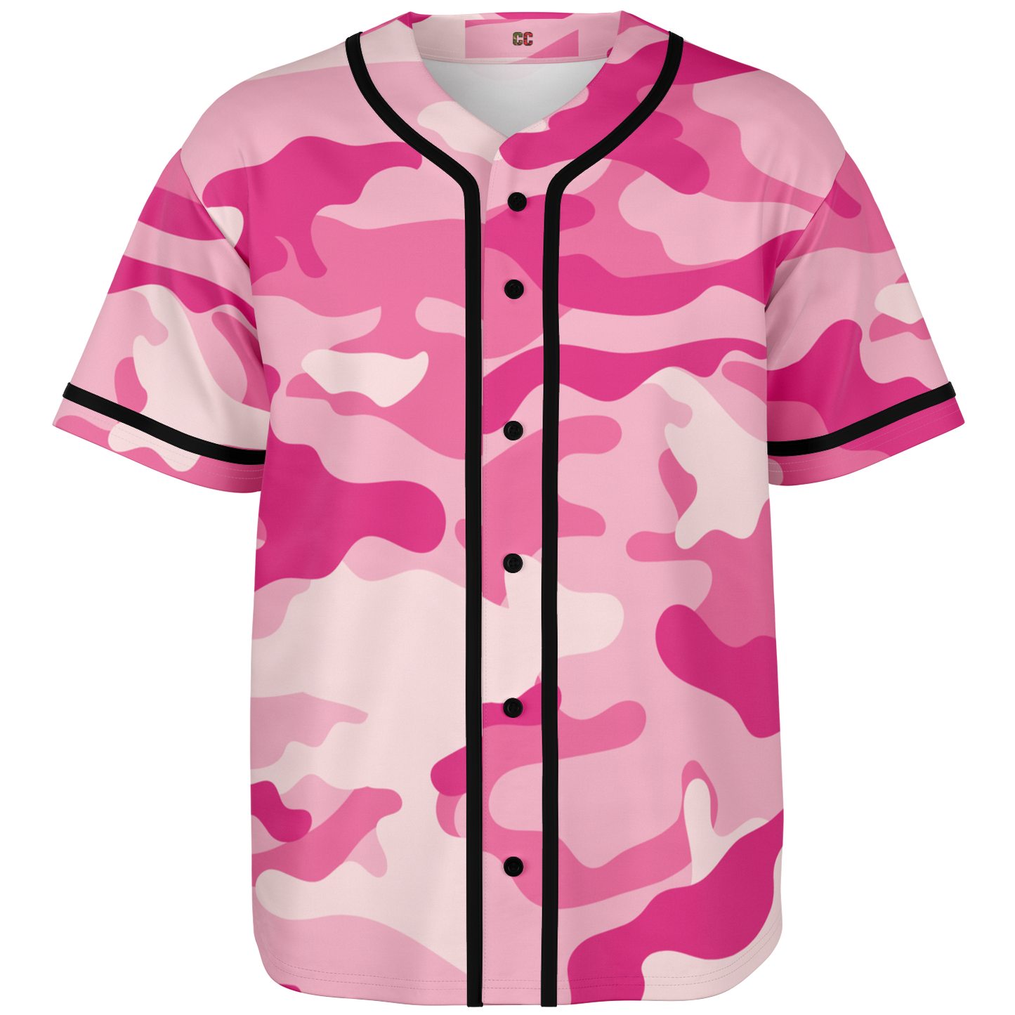 Camo Baseball Jersey | Lavender Pink Camouflage