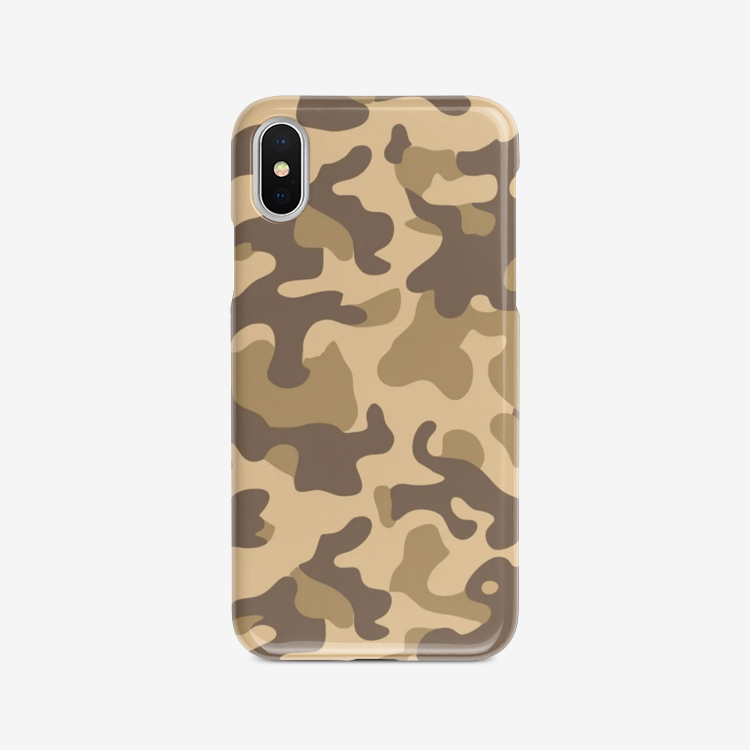 Camo Phone Case | iPhone | Khaki Camouflage