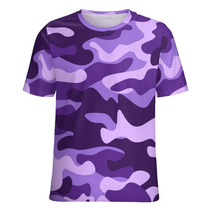 Camo Shirt | Purple, Blue & Mauve Camouflage T