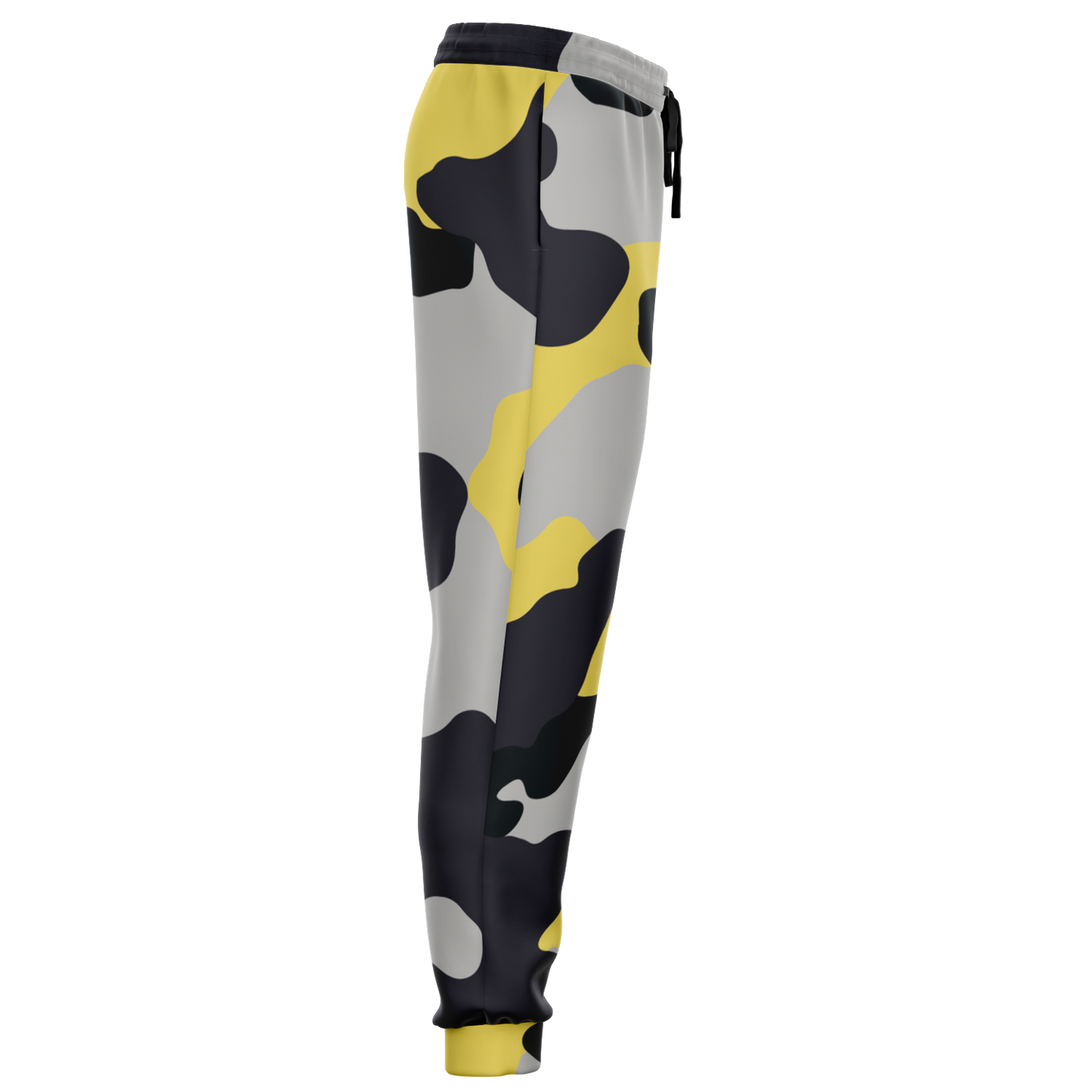 Camo Sweatpants | Unisex | Yellow, Black & Silver Camouflage