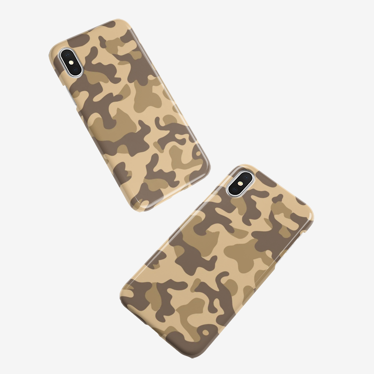 Camo Phone Case | iPhone | Khaki Camouflage