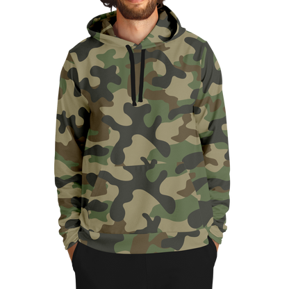 Camo Hoodie | Military Brown Camouflage