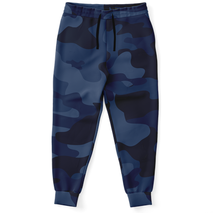 Camo Sweatpants | Unisex | Deep Blue Camouflage