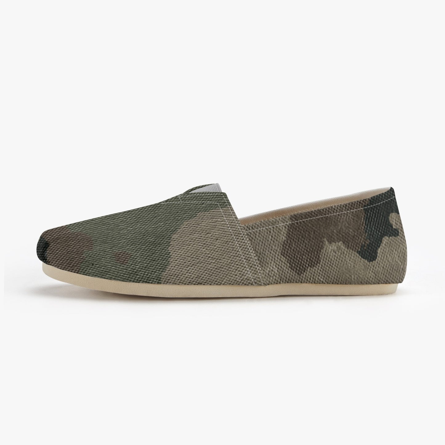 Camo Toms | Dirty Brown Camouflage Canvas Shoes