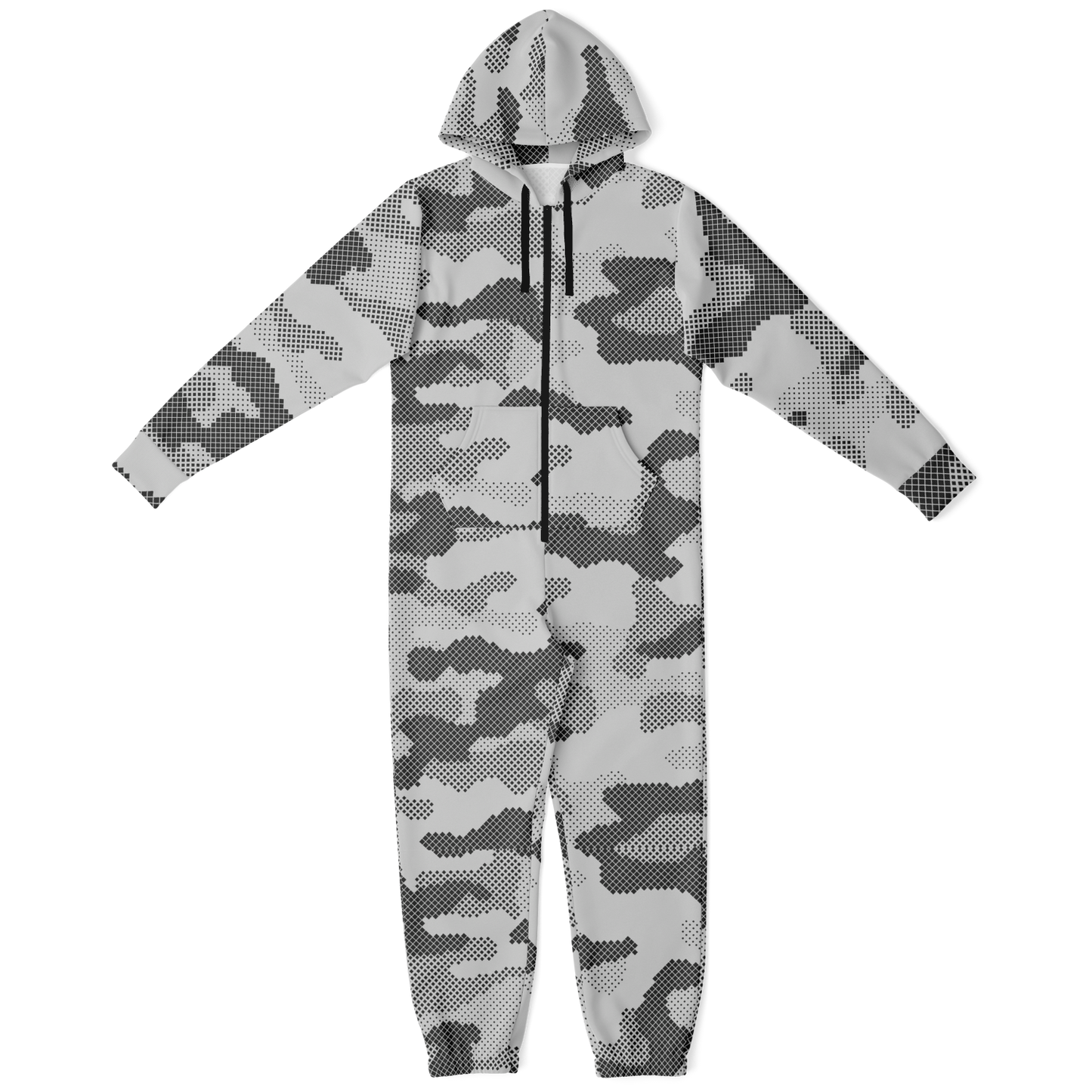 Camo Onesie | Digital Gray Camouflage