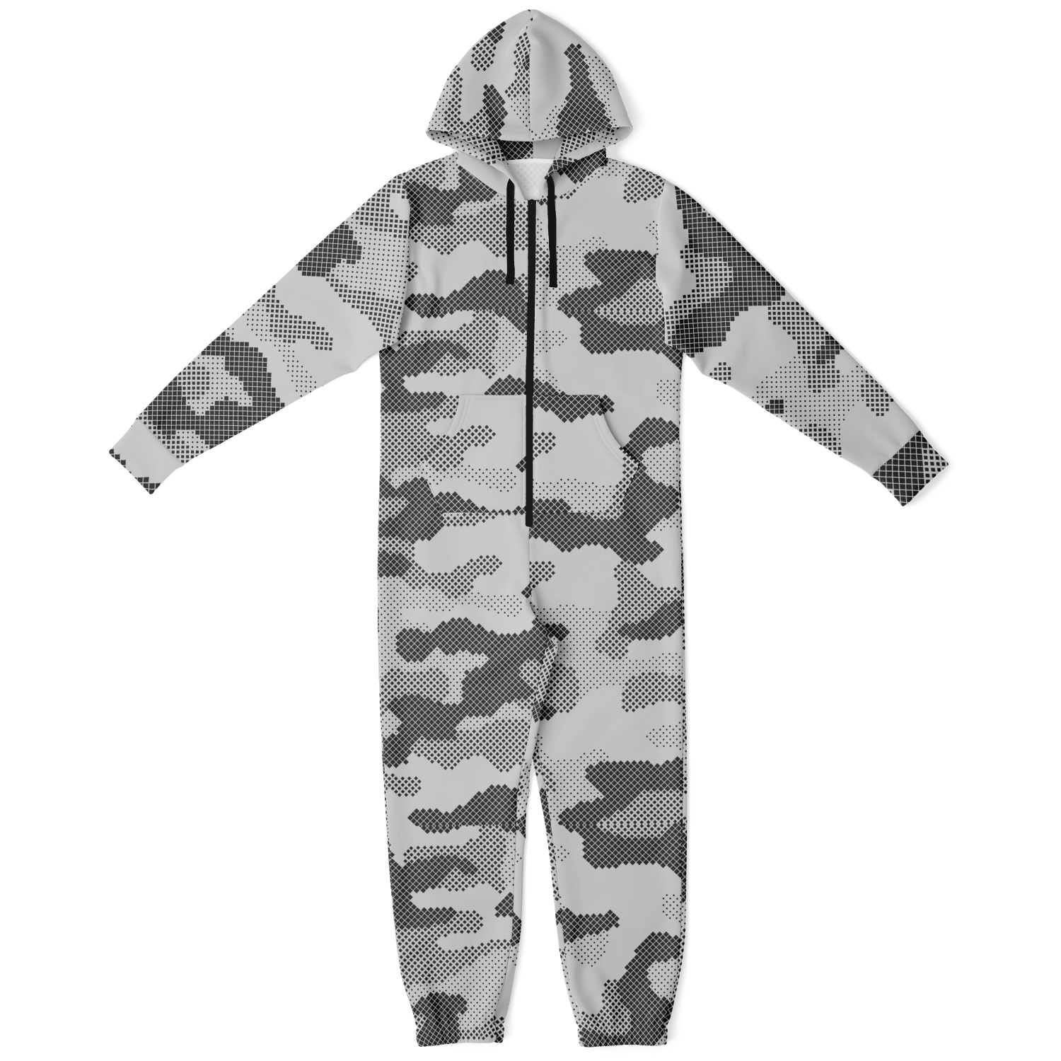 Camo Onesie | Digital Gray Camouflage