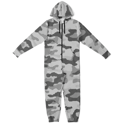 Camo Onesie | Digital Gray Camouflage