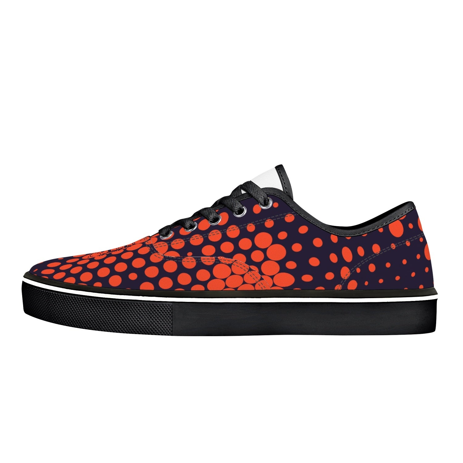 Camo Skate Shoes | Orange & Blue Digital Camouflage