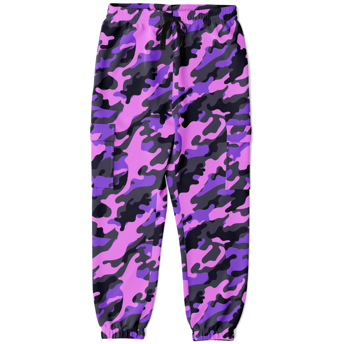 Pink Camo Cargo Pants | Black & Indigo | Unisex